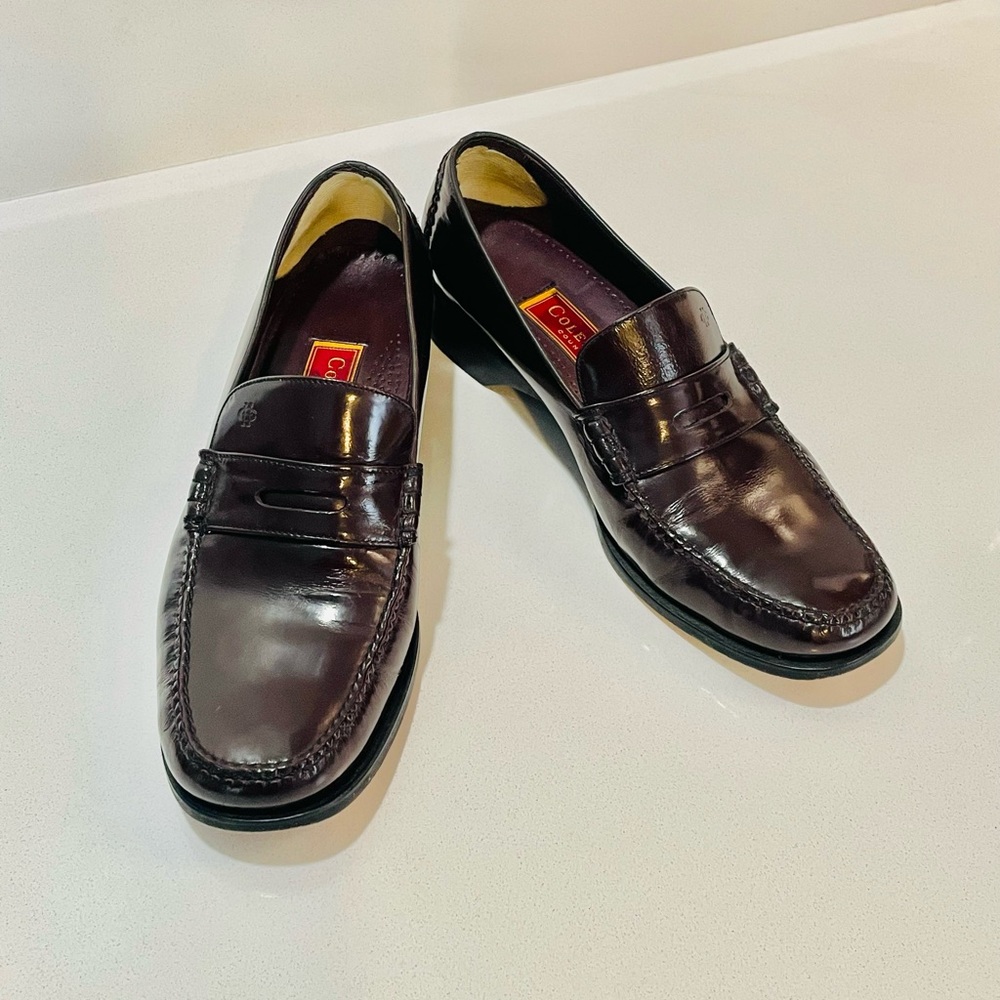 Cole Haan Vintage Cordovan leather women’s Penny Loafers